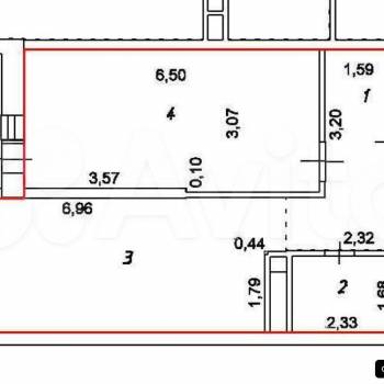 Продается 2-х комнатная квартира, 54 м²