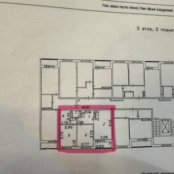 Сдается 2-х комнатная квартира, 50,17 м²