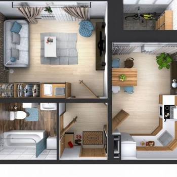 Продается 1-комнатная квартира, 36,5 м²