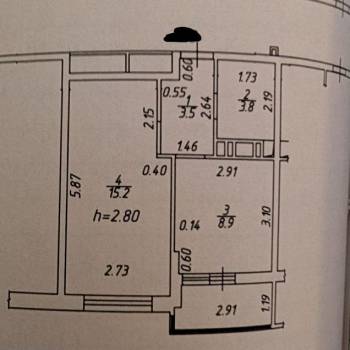 Продается 1-комнатная квартира, 31,4 м²