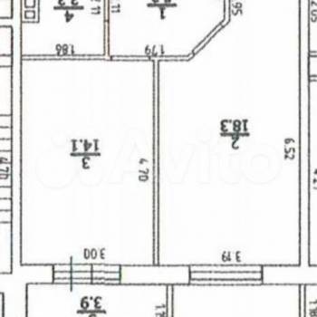 Продается 1-комнатная квартира, 40,9 м²