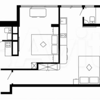 Продается 2-х комнатная квартира, 48 м²