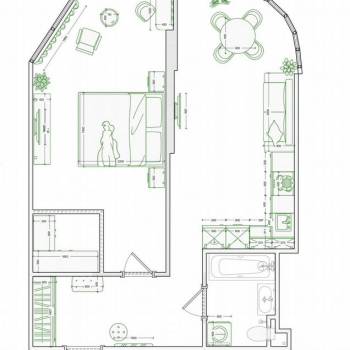 Продается 2-х комнатная квартира, 52 м²