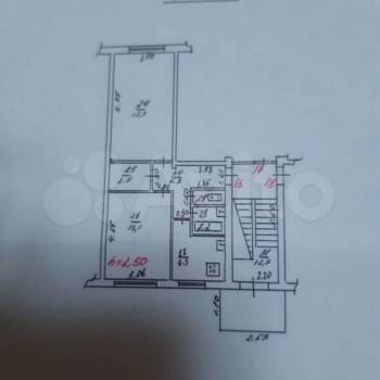 Продается 2-х комнатная квартира, 44,9 м²