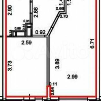 Продается 1-комнатная квартира, 36,3 м²