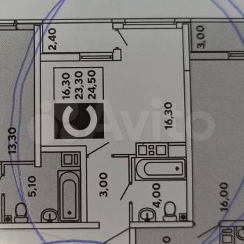 Продается 1-комнатная квартира, 26,1 м²