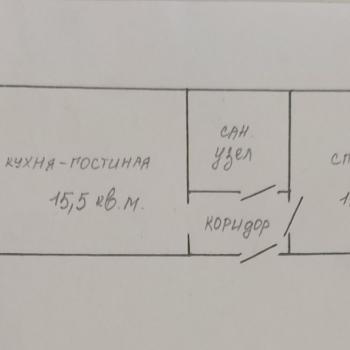 Продается 1-комнатная квартира, 35 м²