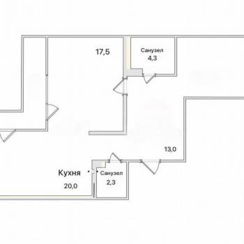 Продается 3-х комнатная квартира, 83,2 м²