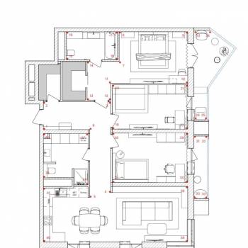 Продается 3-х комнатная квартира, 136 м²