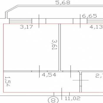 Продается 1-комнатная квартира, 44,9 м²