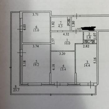 Продается 3-х комнатная квартира, 78,1 м²