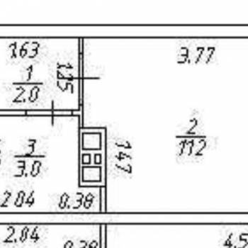 Продается 1-комнатная квартира, 19 м²