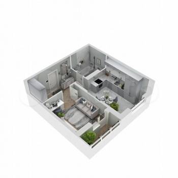 Продается 1-комнатная квартира, 35,8 м²