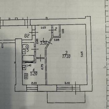 Продается 1-комнатная квартира, 33 м²
