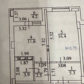 Сдается 1-комнатная квартира, 40 м²