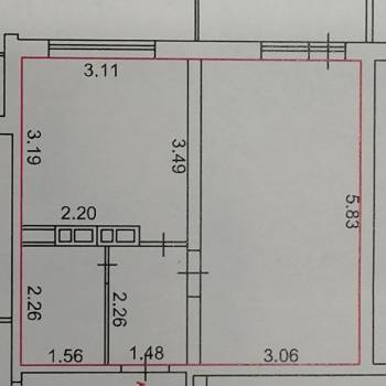 Продается 1-комнатная квартира, 34,8 м²