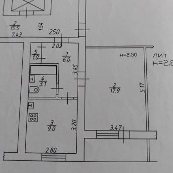 Продается 1-комнатная квартира, 38,9 м²