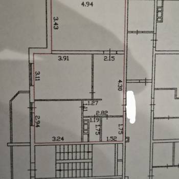 Продается 2-х комнатная квартира, 52,6 м²