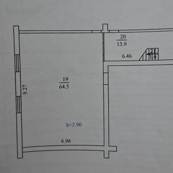 Продается 1-комнатная квартира, 64,5 м²