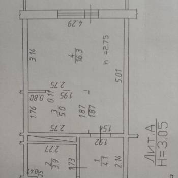 Продается 1-комнатная квартира, 36 м²