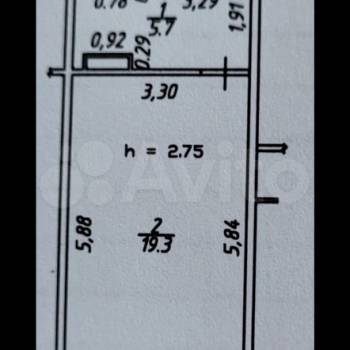Продается 1-комнатная квартира, 32 м²