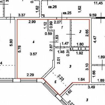 Продается 1-комнатная квартира, 40,3 м²