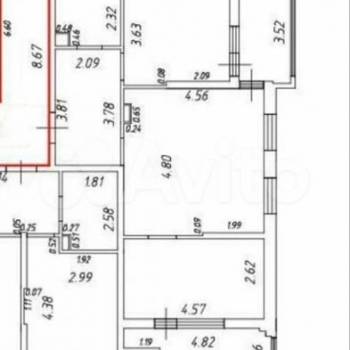 Продается 3-х комнатная квартира, 58,6 м²