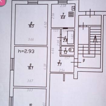 Продается 3-х комнатная квартира, 63 м²