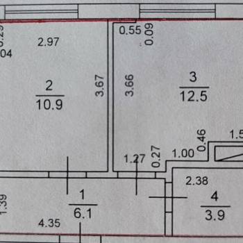 Продается 1-комнатная квартира, 33,4 м²
