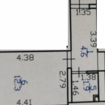 Продается 1-комнатная квартира, 34,9 м²