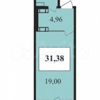 Продается 1-комнатная квартира, 34 м²