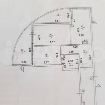 Продается 2-х комнатная квартира, 71 м²