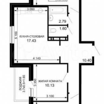 Продается 3-х комнатная квартира, 69,6 м²