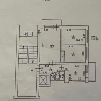 Продается 3-х комнатная квартира, 57,2 м²