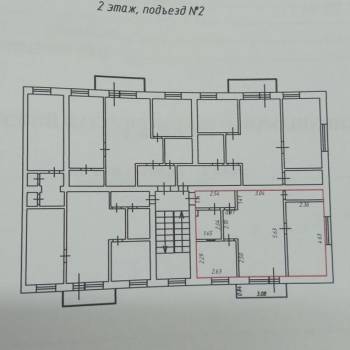 Продается 2-х комнатная квартира, 44 м²