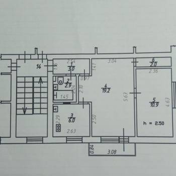 Продается 2-х комнатная квартира, 44 м²