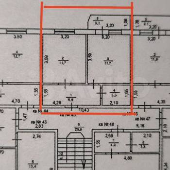 Продается 1-комнатная квартира, 34,4 м²
