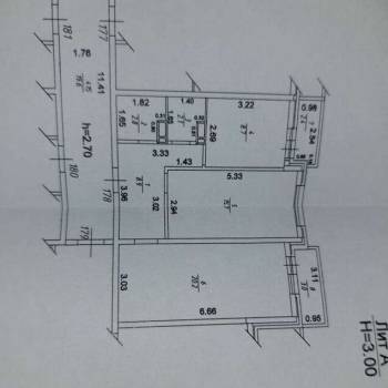 Продается 2-х комнатная квартира, 60 м²