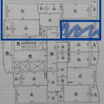 Продается 2-х комнатная квартира, 64,7 м²