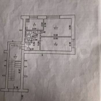 Продается 2-х комнатная квартира, 40 м²