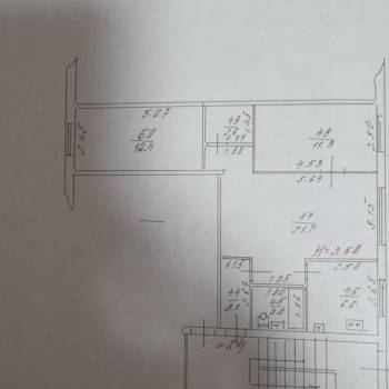 Продается 3-х комнатная квартира, 60,7 м²