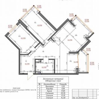 Продается 3-х комнатная квартира, 85 м²