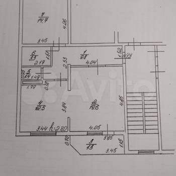 Продается 2-х комнатная квартира, 61,3 м²