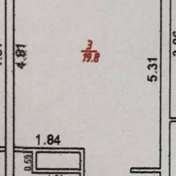 Продается 1-комнатная квартира, 29,3 м²