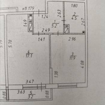 Продается 2-х комнатная квартира, 40,3 м²