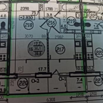 Продается 1-комнатная квартира, 36 м²