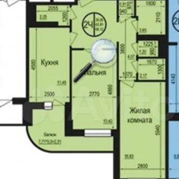 Продается 2-х комнатная квартира, 65 м²