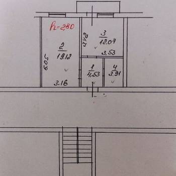 Продается 1-комнатная квартира, 39,6 м²