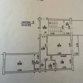 Продается 2-х комнатная квартира, 46 м²