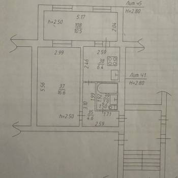 Продается 2-х комнатная квартира, 41 м²